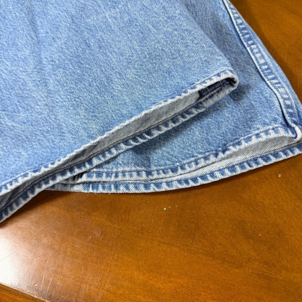 Mother Superior Bookie Flood Deans List Sz 34 Wide Leg Jeans High Rise Plus - Picture 8 of 13
